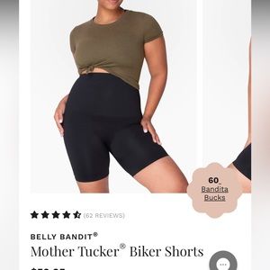 EUC Belly Bandit Mother Tucker Bike Shorts